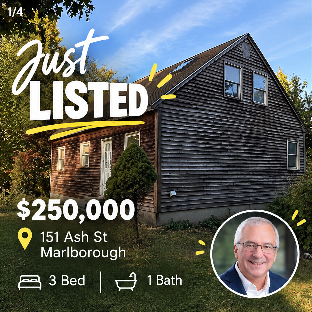Marlborough Opportunity: 3 Beds for $250K